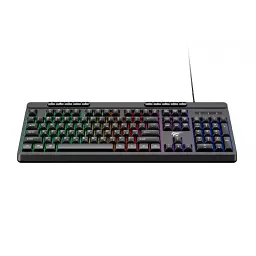 Клавіатура Havit KB907L, Black, USB, мембранна, RGB підсвічування, 144 кнопок, 1.5 м (HV-KB907L-BK) - мініатюра 3