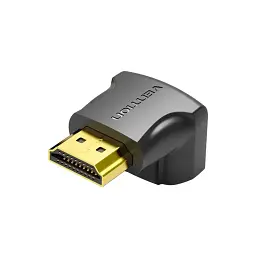 Перехідник HDMI F to HDMI M 270° 4K 60Hz PVC Vention (AINB0) - мініатюра 3