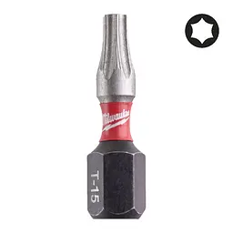 Біта SHOCKWAVE MILWAUKEE, TX15, 25мм, (25 шт), пластикова коробка - мініатюра 3