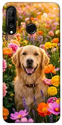 TPU чохол Demsky Flowery labrador для Huawei P30 lite