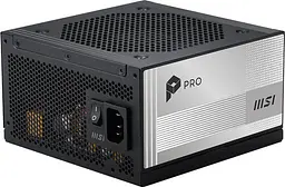 Блок живлення MSI PRO A850PL PCIE5 850W
