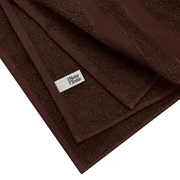 Рушник махровий Ardesto Splendid 30х50 см 100% бавовна коричневий (ART2330BR)  - мініатюра 3