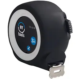 Рулетка вимірювальна My Tools Black edition 3 м х 19 мм (0121-3-19)