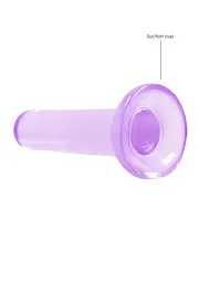 Фалоімітатор Realrock Dildo фіолетовий 13,5 см - мініатюра 4