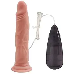 Вібратор Chisa T-skin ReaL G-Spot Beast Vibrator Dildo 21.4 см тілесний