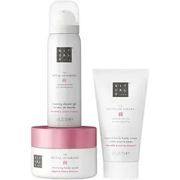 Подарунковий набір Rituals The Ritual of Sakura Trial Set: скраб для тіла 125 г + крем для тіла 70 мл + гель для душу 50 мл - мініатюра 2