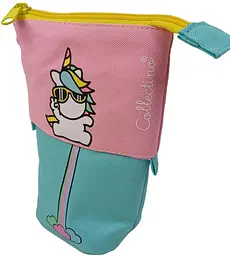 Пенал-органайзер Pop-up Pencil Case Stephen Joseph 17(10)x12x6 см поліестер рожевий з салатовим - мініатюра 4