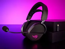 Навушники ігрові ASUS ROG Pelta (90YH0410-BHUA00) чорні - мініатюра 9