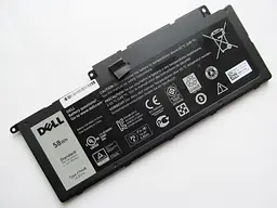 Акумулятор для ноутбука Dell Inspiron 15-7537 F7HVR, 58Wh (3800 mAh), 4cell, 14.8V, Li-ion, чорний - мініатюра 3