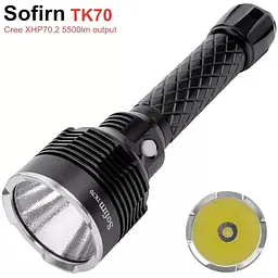 Ліхтар прожектор Sofirn TK70 Cree XHP70.2 з ATR ліхтарик 5500 LM 6 режимів - мініатюра 5