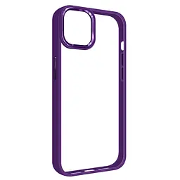 Чехол для Apple iPhone 15 Plus, UNIT2, фиолетовый, ударопрочный, прозрачный противоударный чехол-накладка из TPU и поликарбоната (PC), с защитными бортиками, защита всего корпуса от ударов и царапин, ArmorStandart (ARM69976)