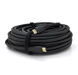 Кабель HDMI Ultra HD 4K ARC v2.0, Voltronic PL-HD347 OD-8.5mm, с фильтром, 10m - мініатюра 1