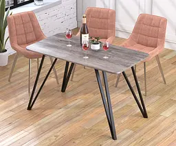 Обідній стіл Ліма 120-65 Закруглені кути Loft Design (Дуб Палена)