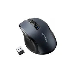 Мишка Ugreen MU006 Ergonomic Wireless Gray/Black (15063) - мініатюра 3