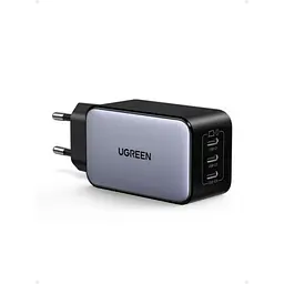 Зарядний пристрій Ugreen 65W GaN Nexode X556 3 порта USB-C EU вилка