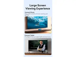 Кабель Vention Embrace the Brilliance of 8K USB-C - HDMI v2.1 1.8м Black (CRCBAC) - мініатюра 3