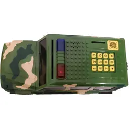 Машинка-скарбничка дитяча Bodyguard Гелендваген сейф з кодовим замком Camouflage Green (tdd043) - мініатюра 4