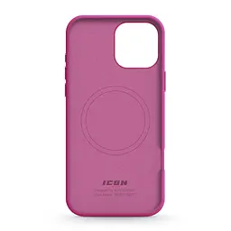 Силиконовый чехол с MagSafe для Apple iPhone 16 Pro Max, ICON2 MagCase, розовый, противоударный, панель с мягкой подкладкой, защита всего корпуса, поддержка беспроводной зарядки, совместим с защитными стеклами и пленками, ArmorStandart (ARM81324) - мініатюра 2