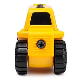 Трактор з екскаваторною установкою Kaile Toys, жовтий (KL702-1) - мініатюра 4
