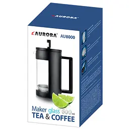 Заварник френч-прес Aurora AU 8000 0.6л - мініатюра 4