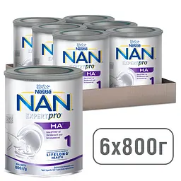 Дитяча суміш початкова суха NAN ExpertPro HA 1 для дітей з народження 800 г - мініатюра 6