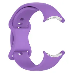 Силіконовий ремінець на смарт годинник Google Pixel Watch 41mm/2 41mm/3 41mm/4 41mm, Silicone, lilac, зі зручною застібкою, на фітнес браслет, ArmorStandart (ARM75413) - мініатюра 2
