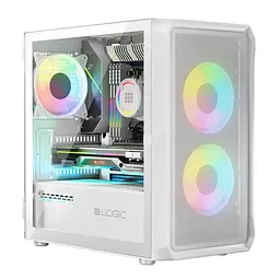 Корпус LogicConcept Portos ARGB Mini White без БЖ (AM-PORTOS-20-0000000-0002) - мініатюра 7