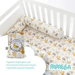Бортик-валик у ліжечко Papaella Обіймашки захисний (8-34533 обіймашки) - мініатюра 8