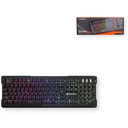 Клавіатура мембранна Fantech Soldier K612 підсвічування кабель USB 1.6 м чорна (ЦУ-00033225_853) - мініатюра 5