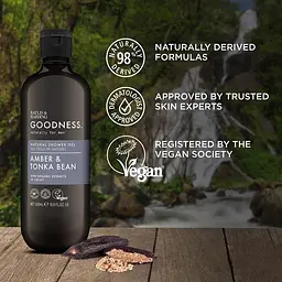Гель для душу Baylis & Harding Goodness Amber & Tonka Bean 500 мл - мініатюра 3