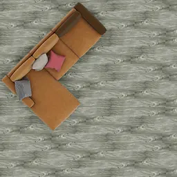 Вінілова плитка що самоклеїться Sticker Wall 152.4х914.4х1.5мм Сіре дерево СВП-001 Матова SW-00000283 - мініатюра 6