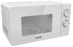 Мікрохвильова піч, 20л, мех. управл., 800Вт, білий Gorenje kuh0015100 - мініатюра 3