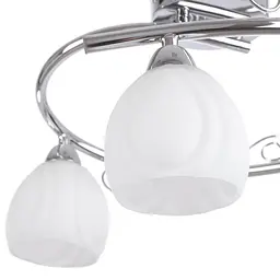 Люстра стельова Brille для коридору E14 60W CH (LK-522C/3) - мініатюра 7
