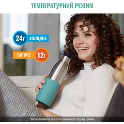 Термопляшка Tefal Bludrop soft touch 700 мл зелена (N3111210) - мініатюра 11