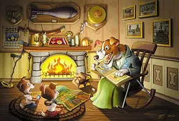 Пазл UkrainianPuzzles Пес Патрон на пенсії - мініатюра 6