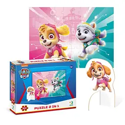 Дитячі Пазли Paw Patrol Подружки DoDo 200166 60 елементів, з фігуркою - мініатюра 2