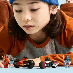 Конструктор LEGO Ninjago Швидкісні перегони Кая на мотоциклі 79 деталей (71838) - мініатюра 11
