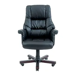 Крісло Richman Конгрес Комплектація Вуд Венге Механізм M-2 Широкий (Anyfix Wide) Оббивка Чорний - мініатюра 2