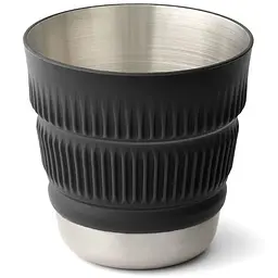 Чашка складна Sea to Summit Detour Stainless Steel Collapsible Mug Чорний-Сірий