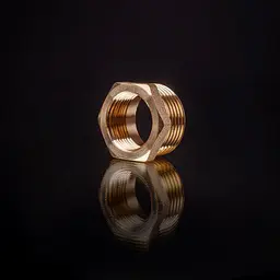 Футорка Lexline К.0703-У 1/4"х1/2" ВН посилена латунь 30412 - мініатюра 2