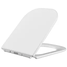 Сидіння для унітазу Mixxus Seat Cover Quadro-2003 з мікроліфтом 430x338х35 мм MI6689, Білий - мініатюра 5