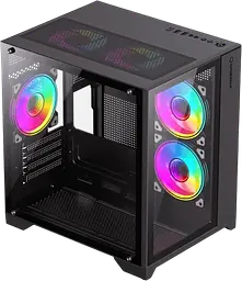Корпус GameMax Infinity Mini Black (Infinity Mini Black) - мініатюра 3