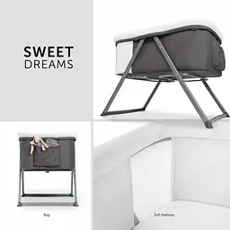 Дитяче ліжечко Hauck Dreamer Grey - мініатюра 12