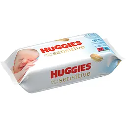Вологі серветки Huggies Extra Care Sensitive 56 шт. - мініатюра 2