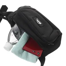Поясна сумка бананка Quiksilver Jungler EQYBA03125-KVJ0 Чорна - мініатюра 7