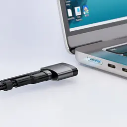 Кабель ACEFAST C22-05 USB-C to USB-C/magnetic aluminum alloy charging data cable Black (6974316285151) - мініатюра 8