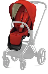 Прогулянкова коляска Cybex Priam 4.0 Autumn Gold шасі Matt Black 2023 р. - мініатюра 3