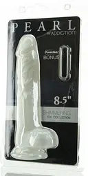 Фалоімітатор Addiction Pearl 8.5 Dildo, 21.6 см + віброкуля в подарунок - мініатюра 5