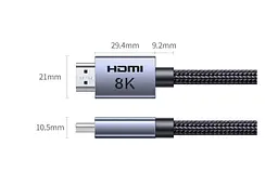 Кабель Ugreen HDMI - HDMI версії 2.1 48Gbps 8K 2 метра (HD171) - мініатюра 4