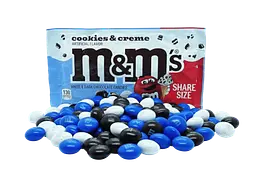 Драже M&M's Cookies & Creme White & Dark Chocolate 80.2г - мініатюра 3